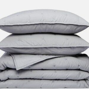 Sky Full/Queen Tufted Quilted Coverlet and Sham Set - Exclusive